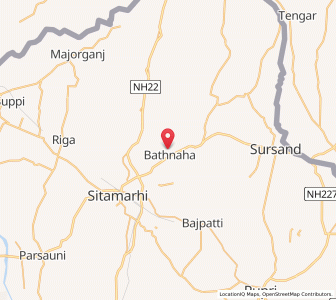 Map of Bathnaha, Bihar