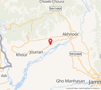 Map of Batla, Kashmir