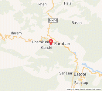 Map of Batli, Kashmir
