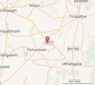 Map of Batrahalli, Tamil Nadu