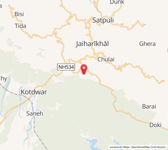 Map of Batulbari, Uttarakhand