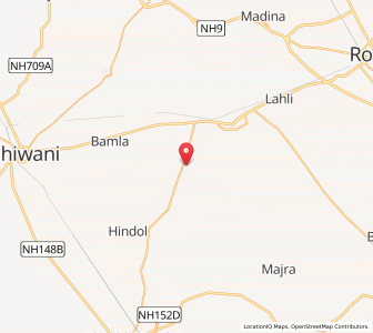 Map of Baund, Haryana