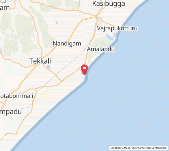 Map of Bavanapadu, Andhra Pradesh