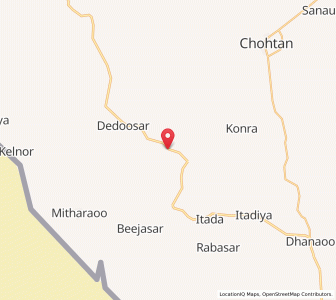 Map of Bawari, Rajasthan