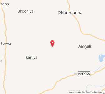 Map of Bawarla, Rajasthan