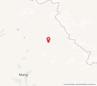 Map of Baziran, Kashmir