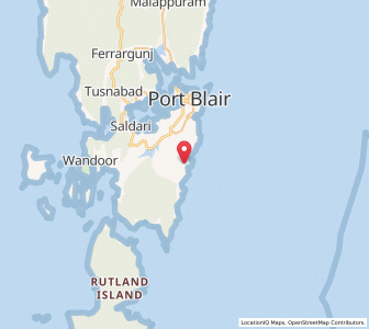 Map of Beadonabad, Andaman and Nicobar Islands