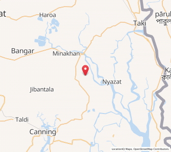 Map of Bebangheri, West Bengal