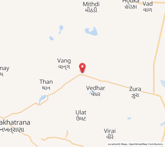 Map of Bebar, Gujarat