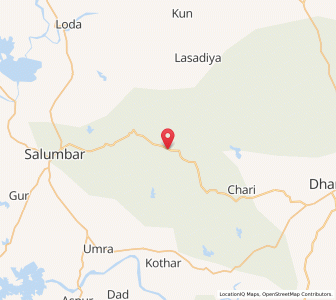 Map of Bedawal, Rajasthan