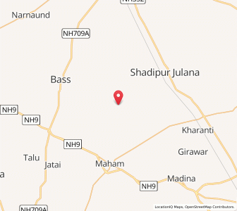 Map of Bedwa, Haryana