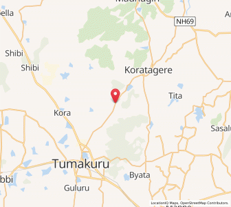 Map of Beldara, Karnataka