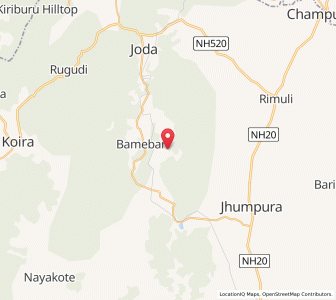 Map of Beldha, Odisha