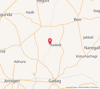 Map of Belganur, Karnataka