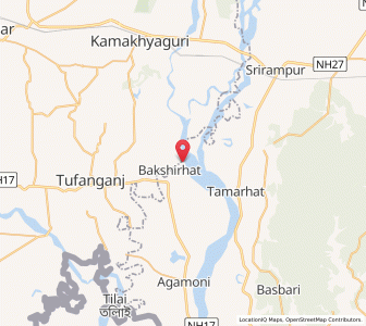 Map of Belguri, West Bengal