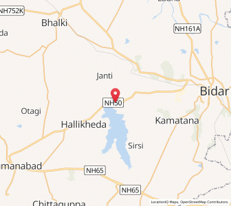 Map of Belhalli, Karnataka