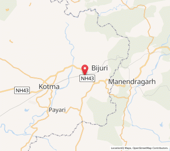 Map of Belia, Madhya Pradesh
