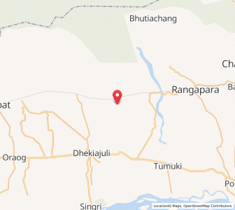 Map of Belsiri, Assam