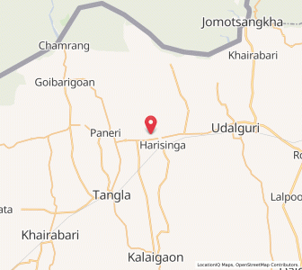 Map of Benghari, Assam