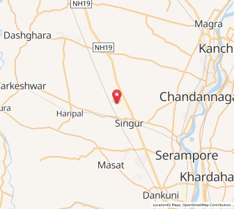 Map of Beraberi, West Bengal