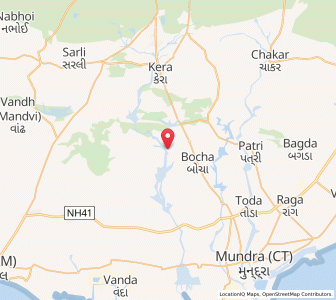 Map of Beraja, Gujarat