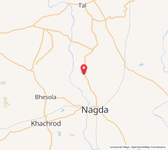 Map of Bercha, Madhya Pradesh
