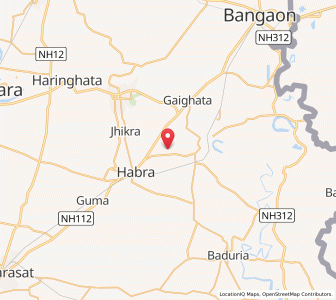 Map of Berghom, West Bengal