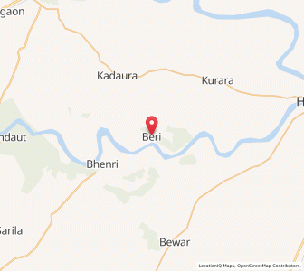 Map of Beri, Uttar Pradesh