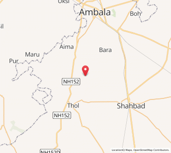 Map of Bersan, Haryana