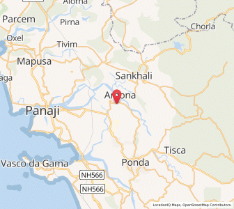 Map of Betgui, Goa