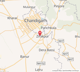 Map of Bhabat, Punjab