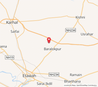 Map of Bhadaiyapur, Uttar Pradesh