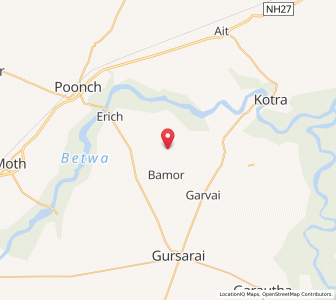 Map of Bhadarwara, Uttar Pradesh