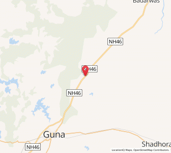 Map of Bhadaura, Madhya Pradesh