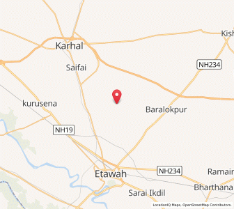 Map of Bhadei Kashipur, Uttar Pradesh