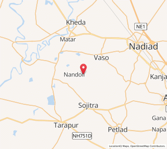 Map of Bhadkad, Gujarat