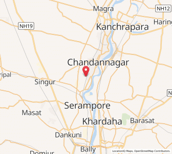 Map of Bhadreswar, Gujarat