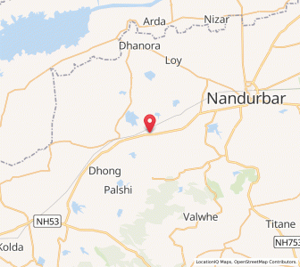 Map of Bhadvad, Maharashtra