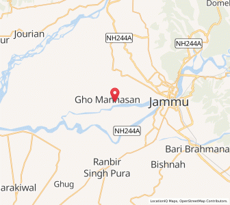 Map of Bhagatpur, Kashmir