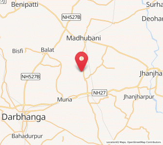Map of Bhagirathpur, Bihar