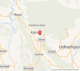 Map of Bhagta, Kashmir