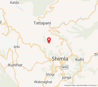 Map of Bhaill, Himachal Pradesh