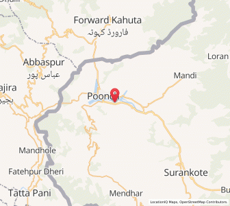 Map of Bhainchh, Kashmir