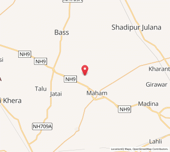 Map of Bhaini Mato, Haryana