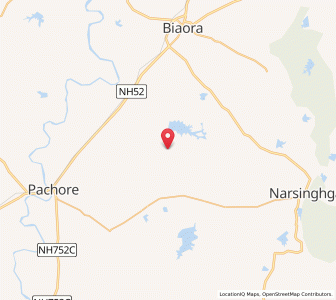 Map of Bhainsana, Madhya Pradesh