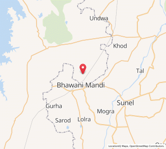 Map of Bhainsoda, Madhya Pradesh