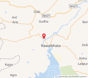 Map of Bhainsrorgarh, Rajasthan