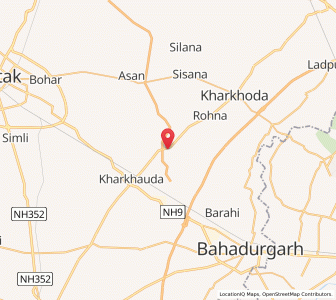 Map of Bhainsru Kalan, Haryana