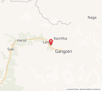 Map of Bhaironghati, Uttarakhand