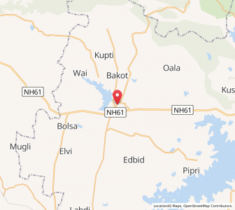 Map of Bhaisa, Andhra Pradesh